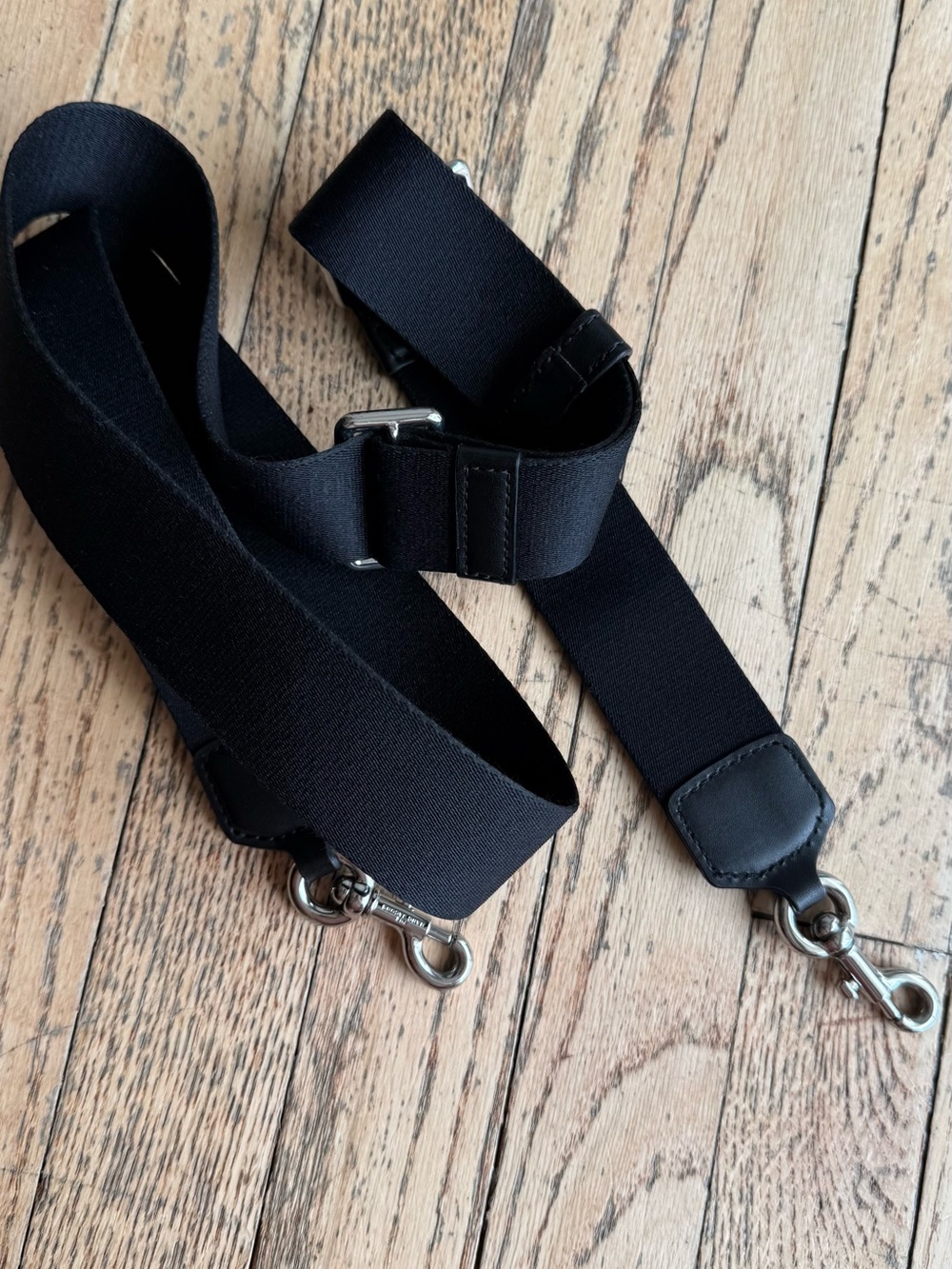Marc Jacobs Black Adjustable Crossbody Strap